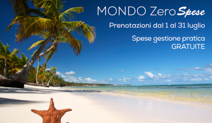 Si chiama Mondo Zero Spese la promozione di Futura Vacanze che per il mese di luglio abbuona le spese gestione pratica sulle destinazioni internazionali