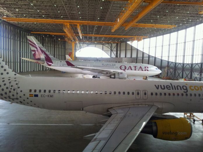 Vueling e Qatar Airways, fonte Wikipedia