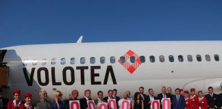 Volotea festeggia a Verona il 9milionesimo passeggero