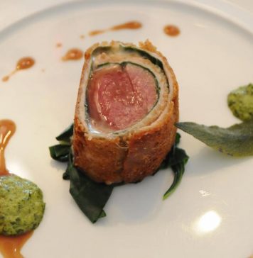 Un piatto del ristorante Don Alfonso 1890, eletto miglior ristorante di lusso in Italia dagli utenti di TripAdvisor
