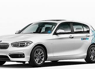 Una delle Bmw della flotta DriveNow