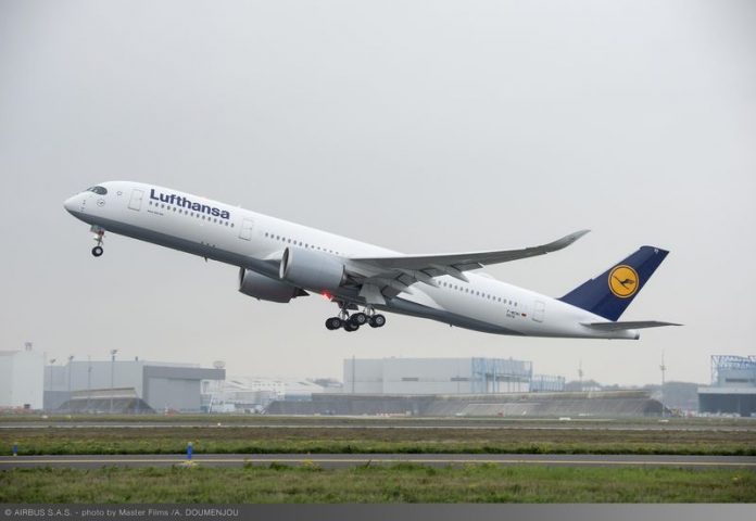 Il primo A350 XWB di Lufthansa