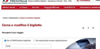 Biglietto elettronico più flessibile per Trenitalia Regionale