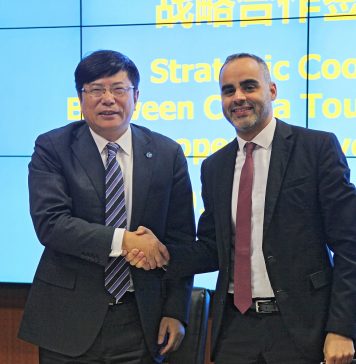 Il presidente Cta Dai-Bin e il direttore Etc Eduardo Santander
