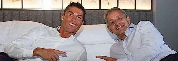 Cristiano Ronaldo e Dionisio Pestana