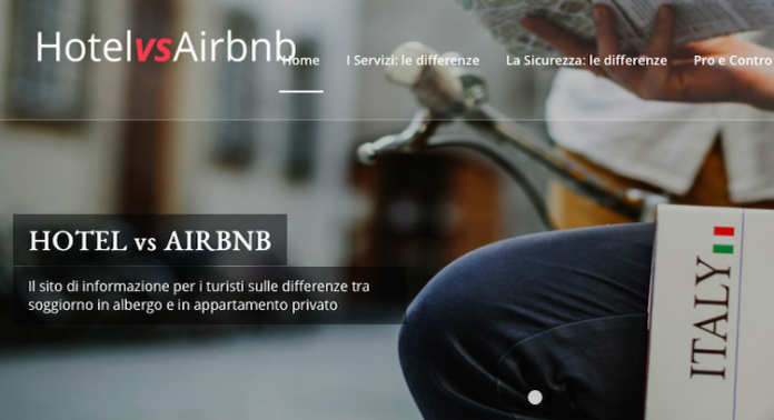 Il sito hotelvsairbnb.it