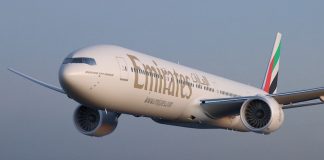 Il B777-300ER di Emirates