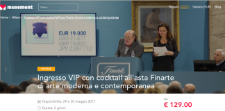 Musement, partnership con Finarte