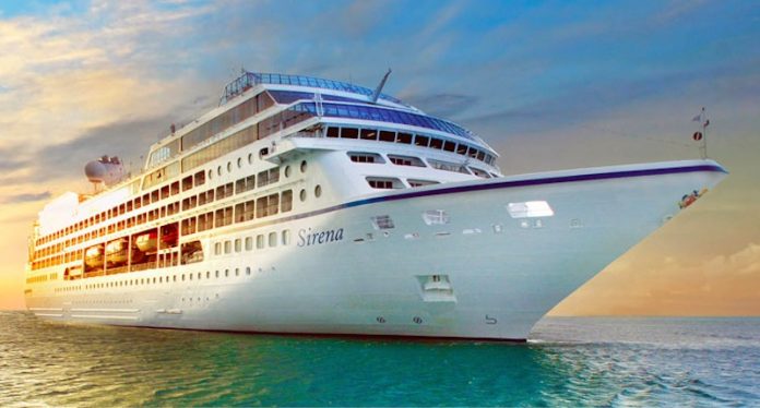 La nave Sirena di Oceania Cruises
