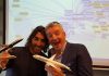 Micheal O’Leary, CEO di Ryanair, e Javier Hidalgo, CEO di Globalia Group, a Madrid