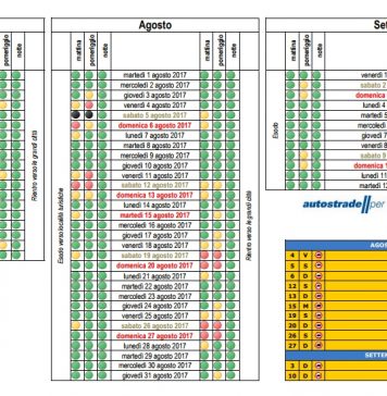 weekend da bollino rosso - Autostrade per l'Italia